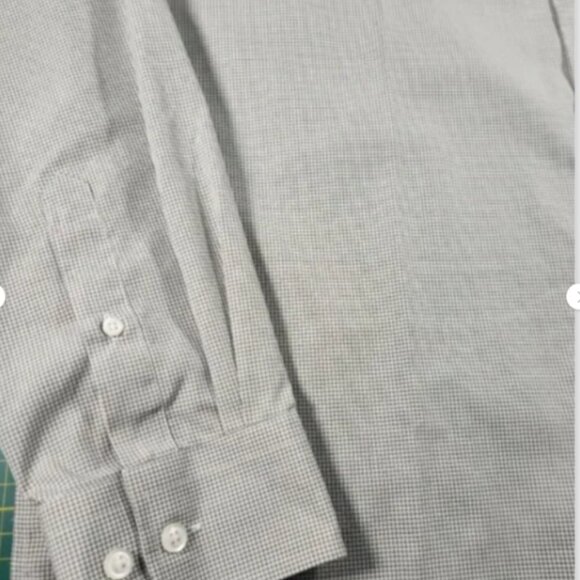 Joseph Abboud Shirt Men's 17 Tall 36/37 Long Sleeve Button Cotton Non Iron - Picture 9 of 12